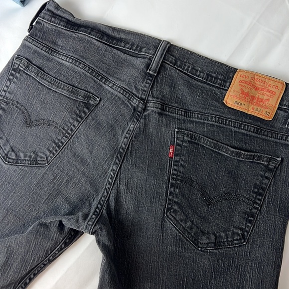 Vintage Levi’s 569 Relaxed Loose Fit Jeans Black Sits Below Waist 33 x 32 - Picture 10 of 16